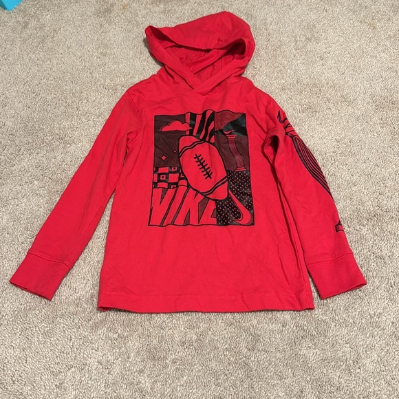 Little Boys Long Sleeve Hoodie Tee - Picture 4 of 4
